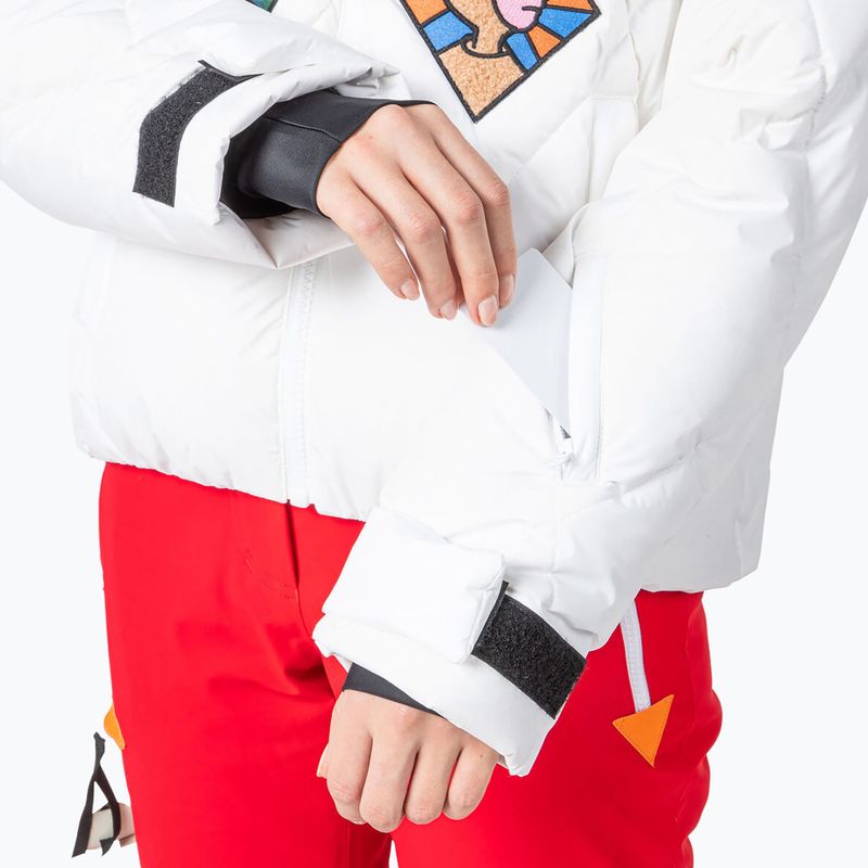 Kurtka narciarska damska Rossignol Lumy Down Bomber white 10
