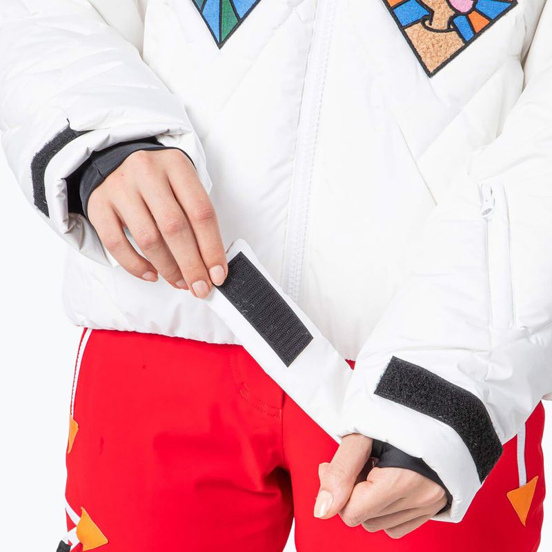 Kurtka narciarska damska Rossignol Lumy Down Bomber white 11