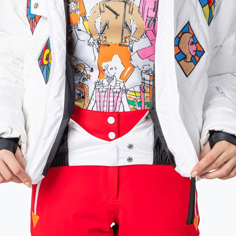 Kurtka narciarska damska Rossignol Lumy Down Bomber white 14