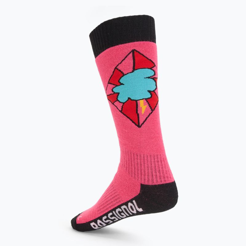 Skarpety narciarskie damskie Rossignol Switti new pink 2