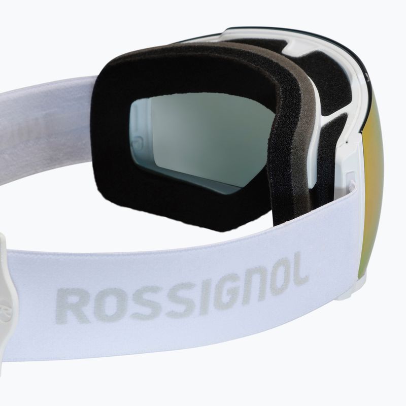Gogle narciarskie Rossignol Magne'lens white/orange/grey 4