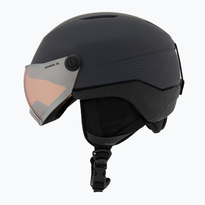 Kask narciarski Rossignol Fit Visor Impacts strato/orange silver 3