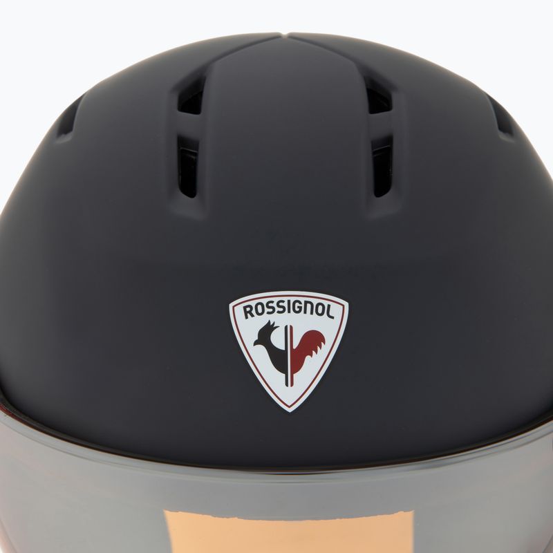 Kask narciarski Rossignol Fit Visor Impacts strato/orange silver 8