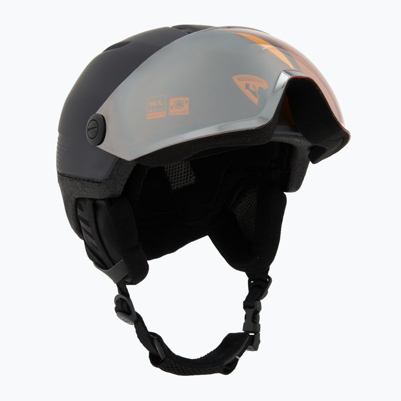 Kask narciarski Rossignol Fit Visor Impacts strato/orange silver 9