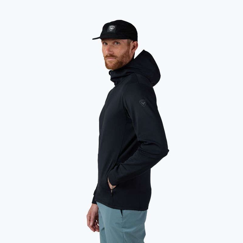 Bluza polarowa męska Rossignol Mid Layer Stretch Hoodie black 4