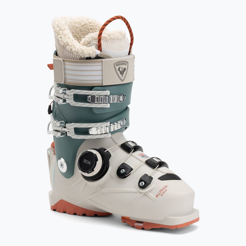 Buty narciarskie damskie Rossignol Alltrack 80 BOA GW W beige/teal