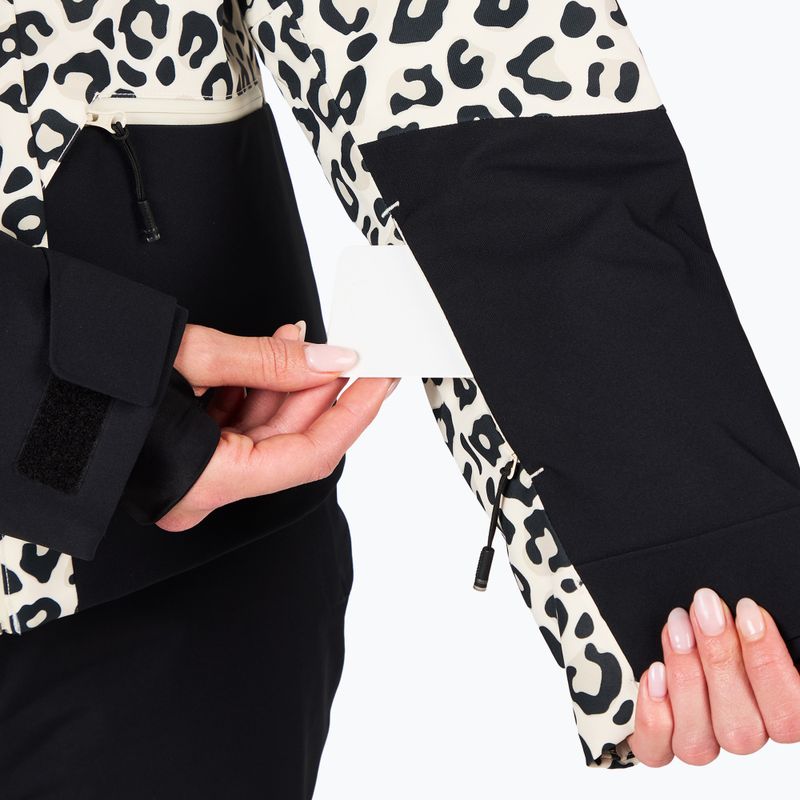 Kurtka narciarska damska Rossignol Rochrun Allover nature wild leopard print 9