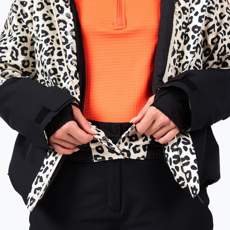Kurtka narciarska damska Rossignol Rochrun Allover nature wild leopard print 16