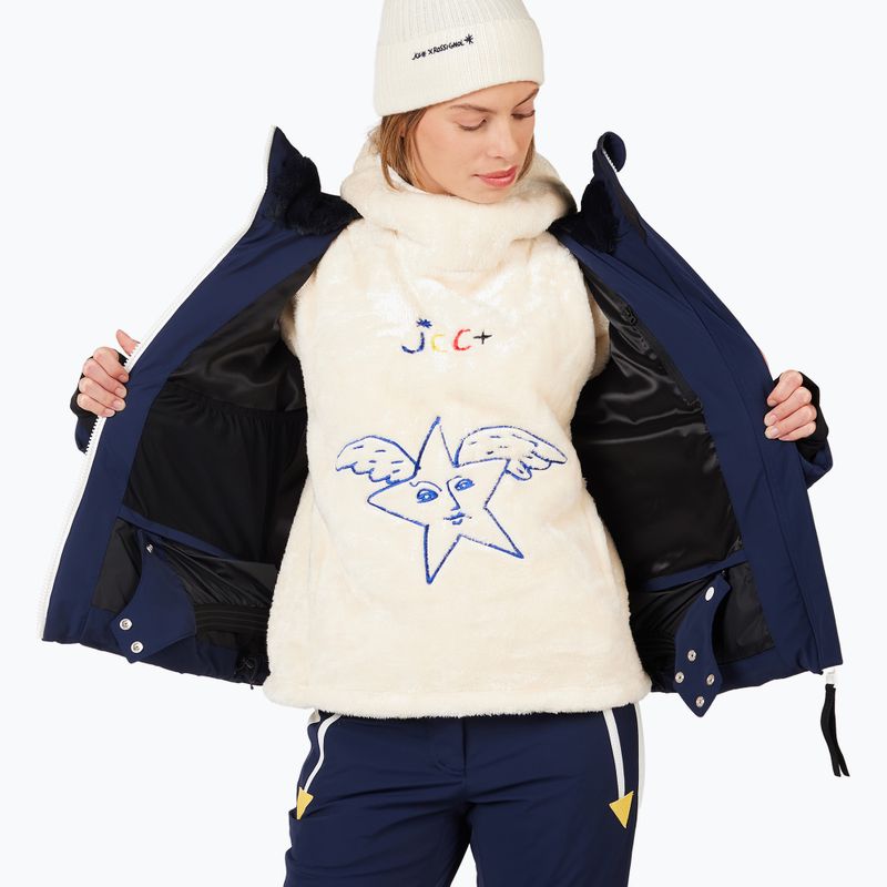 Kurtka narciarska damska Rossignol JCC Valdiz Down cosmic blue 9