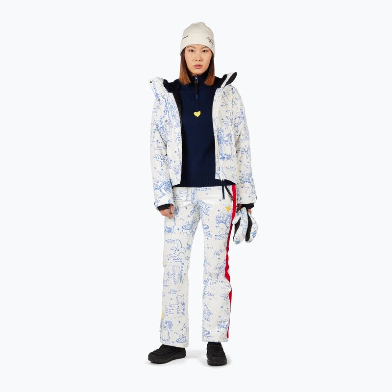 Spodnie narciarskie damskie Rossignol JCC Sublim snow angel artic print 2