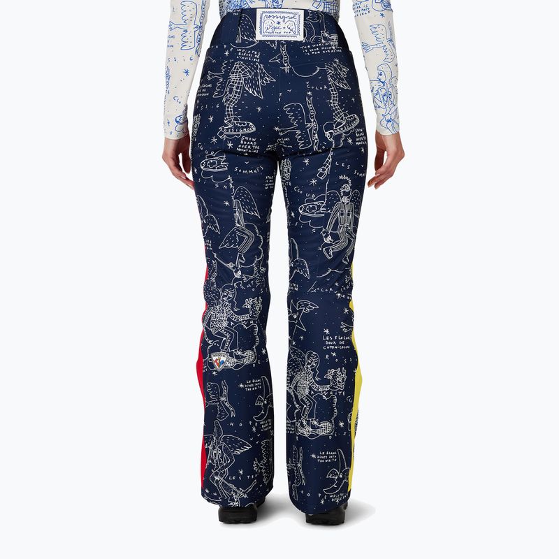 Spodnie narciarskie damskie Rossignol JCC Sublim snow angel cosmic print 3