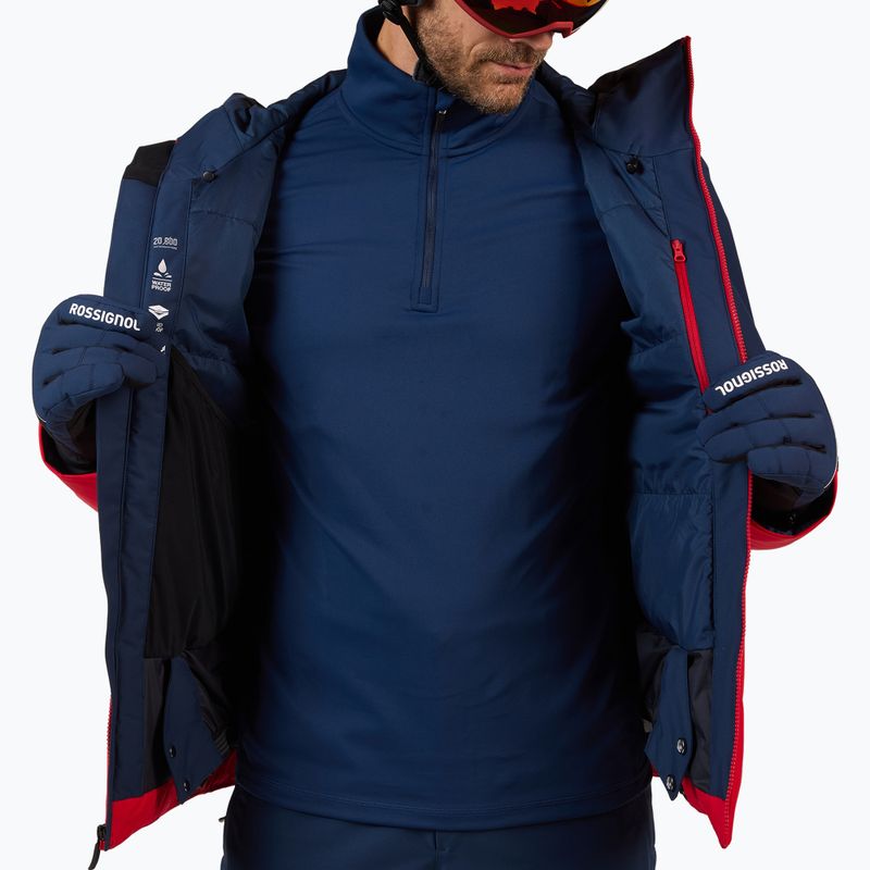 Kurtka narciarska męska Rossignol Rochrun Insulated sports red 12
