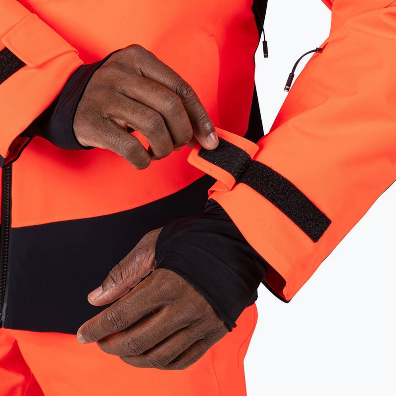 Kurtka narciarska męska Rossignol Hero Blakside Insulated neon red 10