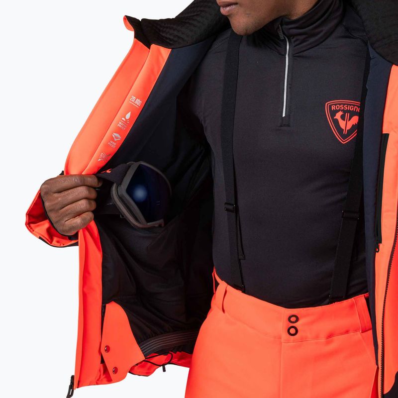 Kurtka narciarska męska Rossignol Hero Blakside Insulated neon red 13