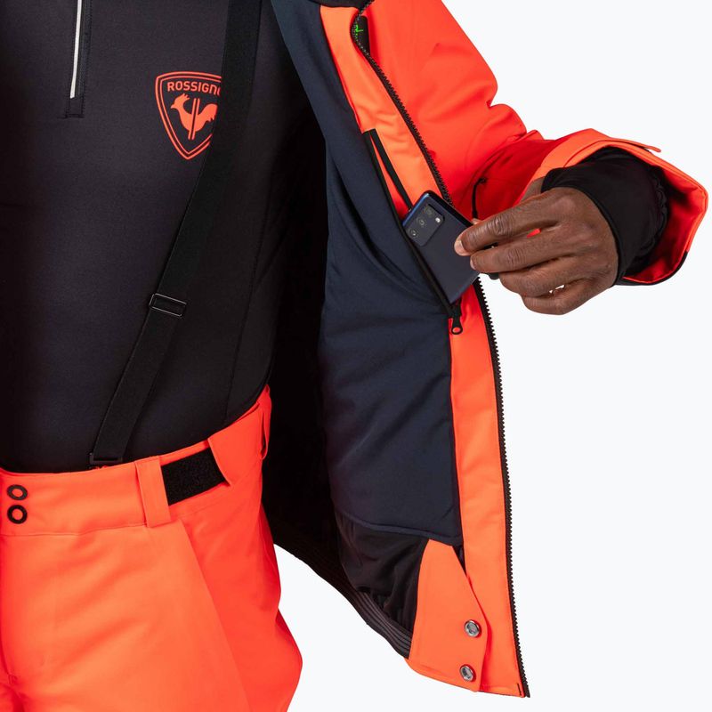 Kurtka narciarska męska Rossignol Hero Blakside Insulated neon red 14