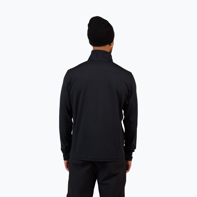 Bluza narciarska męska Rossignol Mid Layer Stertch Half Zip black 3