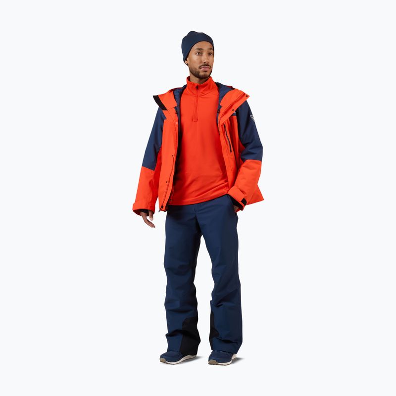 Bluza narciarska męska Rossignol Mid Layer Stertch Half Zip golden gate 2