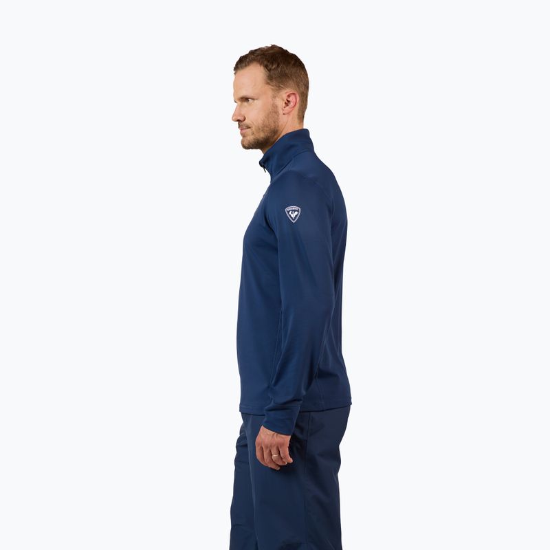 Bluza narciarska męska Rossignol Mid Layer Stertch Half Zip dark navy 4