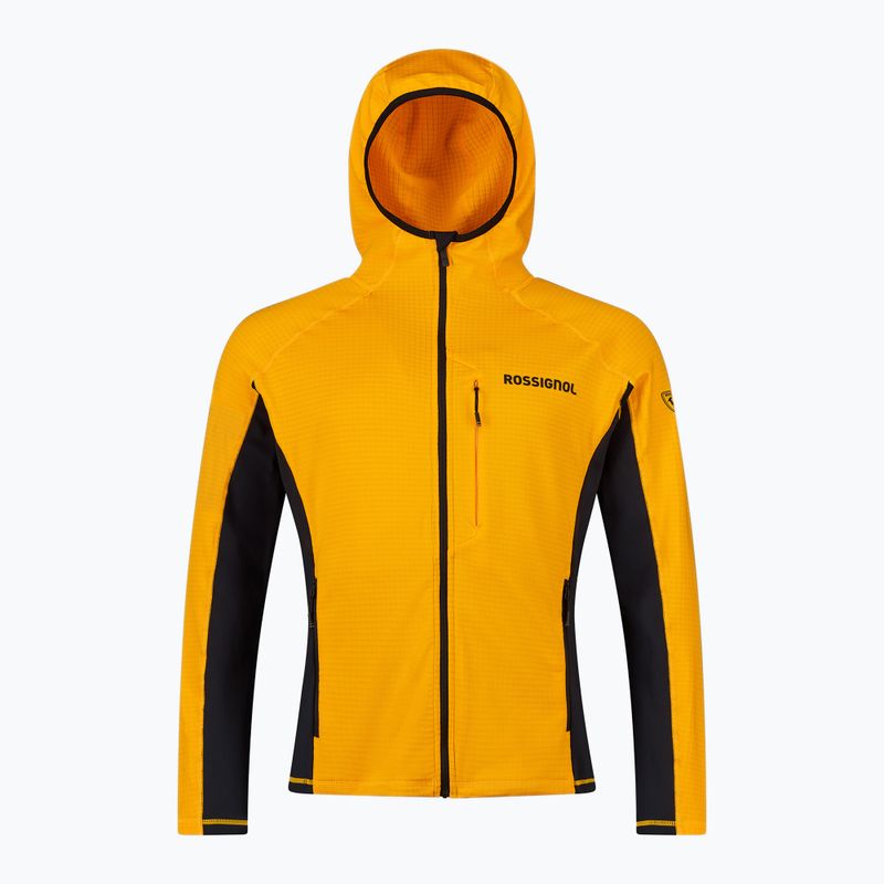 Bluza męska Rossignol Blackside Mix Full Zip Hoodie Fleece saffron ylw 8