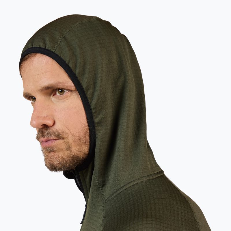 Bluza męska Rossignol Blackside Mix Full Zip Hoodie Fleece olive shadow 5