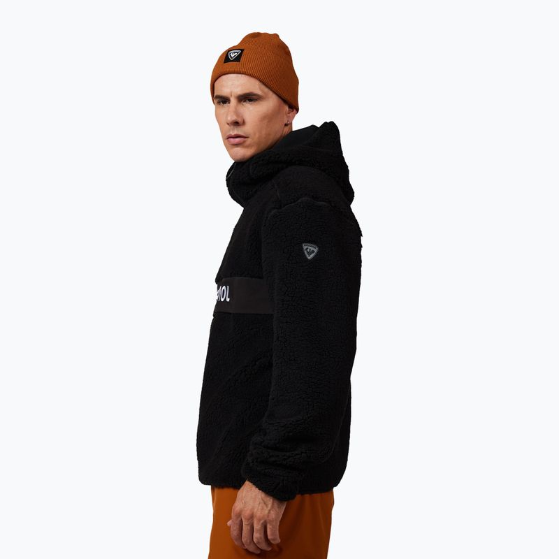 Bluza polarowa męska Rossignol Alltrack Anorak Fleece black 4