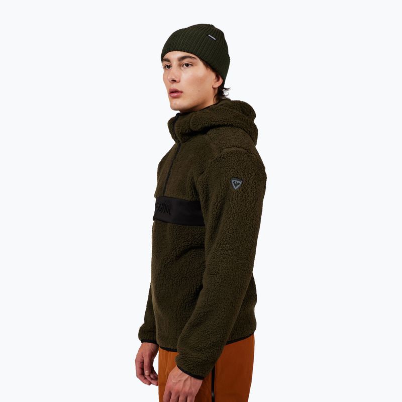 Bluza polarowa męska Rossignol Alltrack Anorak Fleece olive shadow 4