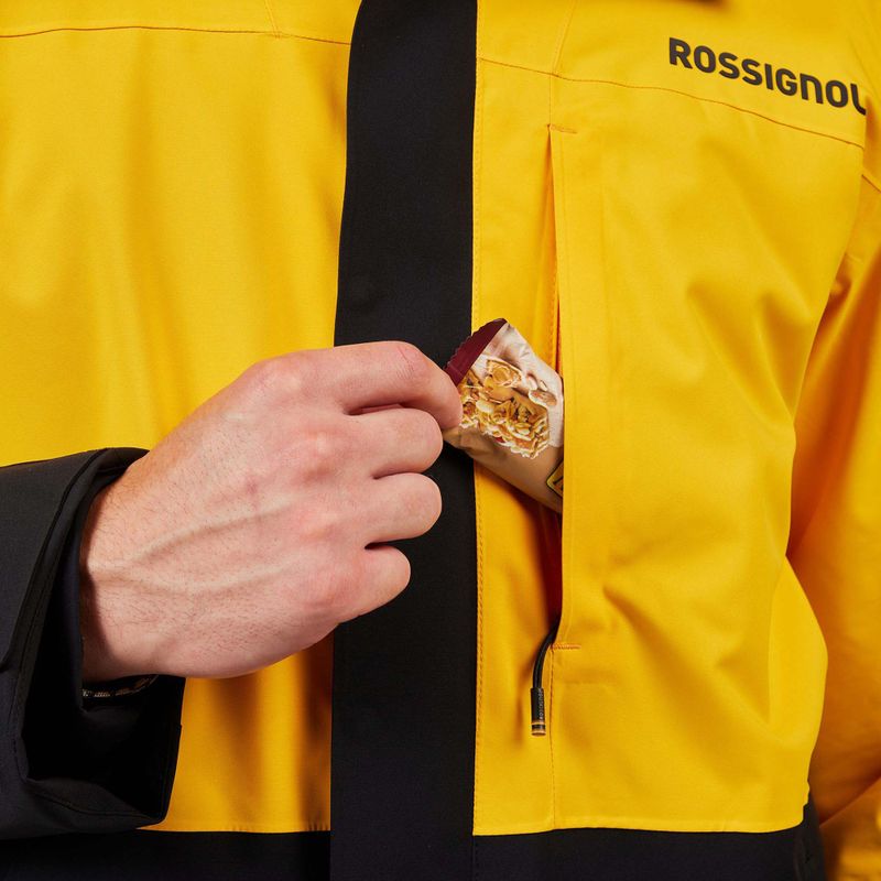 Kurtka narciarska męska Rossignol Desafio 2L Shell saffron ylw 10