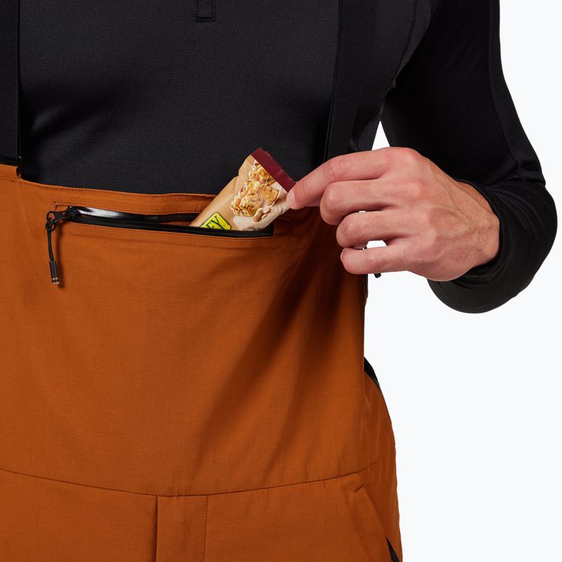 Spodnie narciarskie męskie Rossignol Outerlimits Insulated Bib deep caramel 5