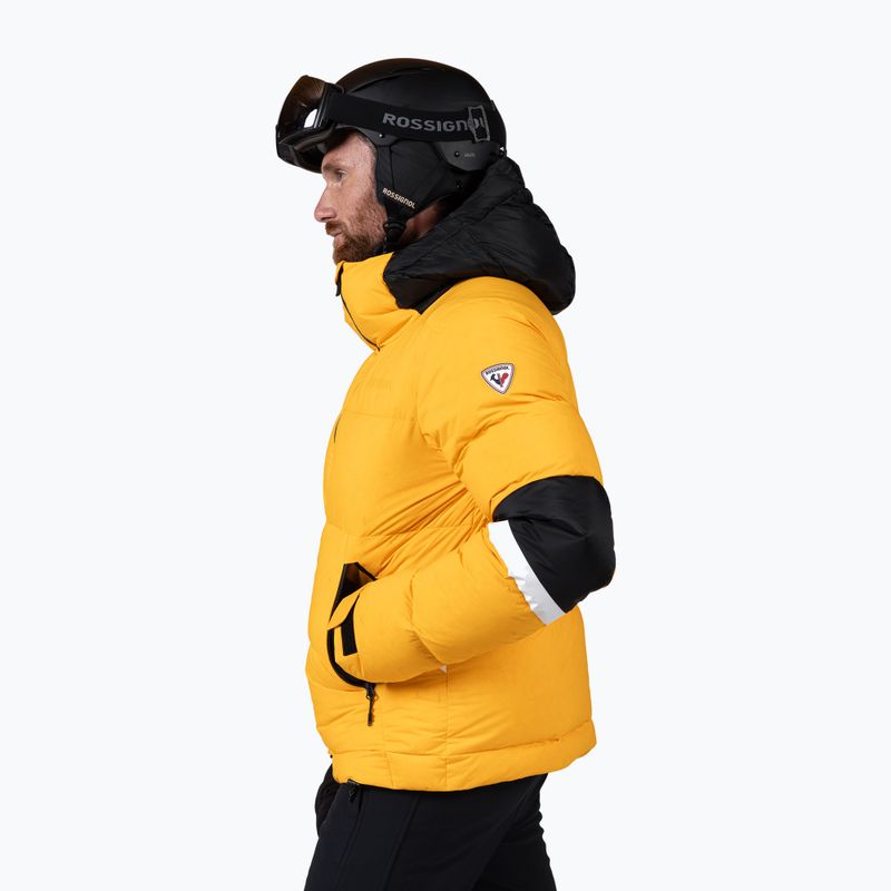 Kurtka narciarska męska Rossignol Daille Down saffron ylw 4