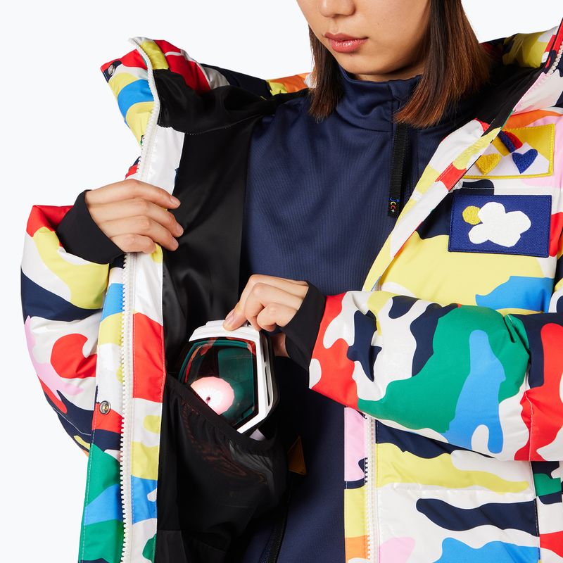 Kurtka narciarska damska Rossignol JCC Allsnow Down jcc camo print 9