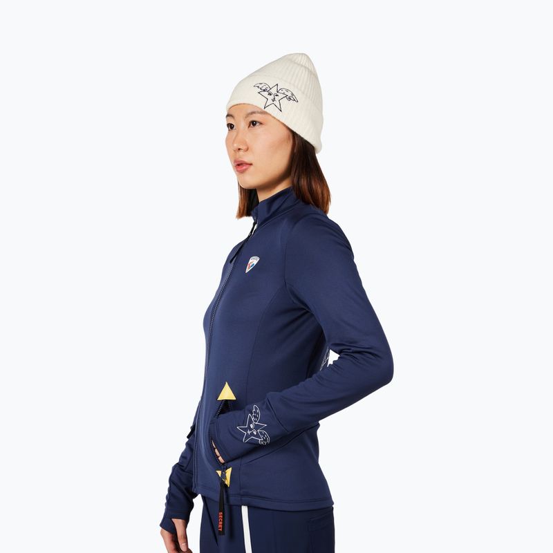 Bluza narciarska damska Rossignol JCC Climi cosmic blue 4