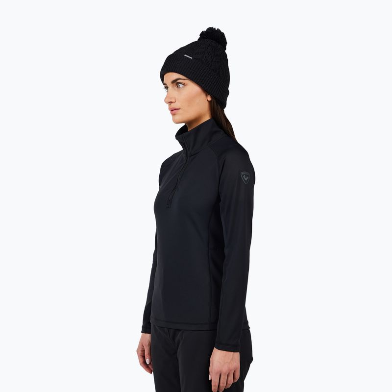 Bluza polarowa damska Rossignol Mid Layer Stretch Half Zip black 4