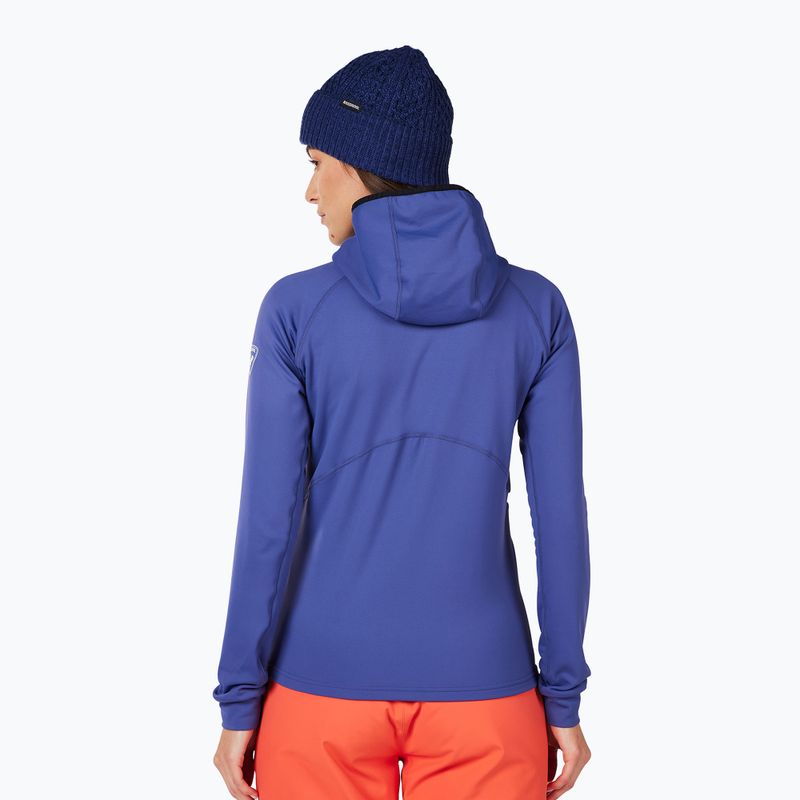 Bluza damska Rossignol Mid Layer Thin Full Zip future blue 3