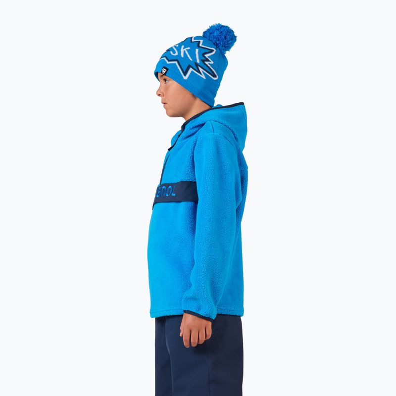 Bluza dziecięca Rossignol Alltrack Anorak Fleece blazing blue 4