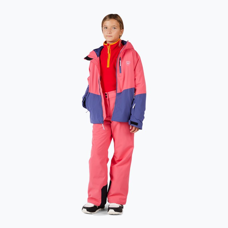 Spodnie narciarskie dziecięce Rossignol Insulated Girls tea rose 2