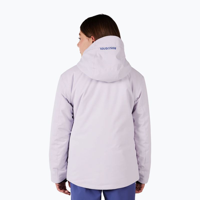 Kurtka narciarska dziecięca Rossignol Strawpile Jr galactic lilac 3