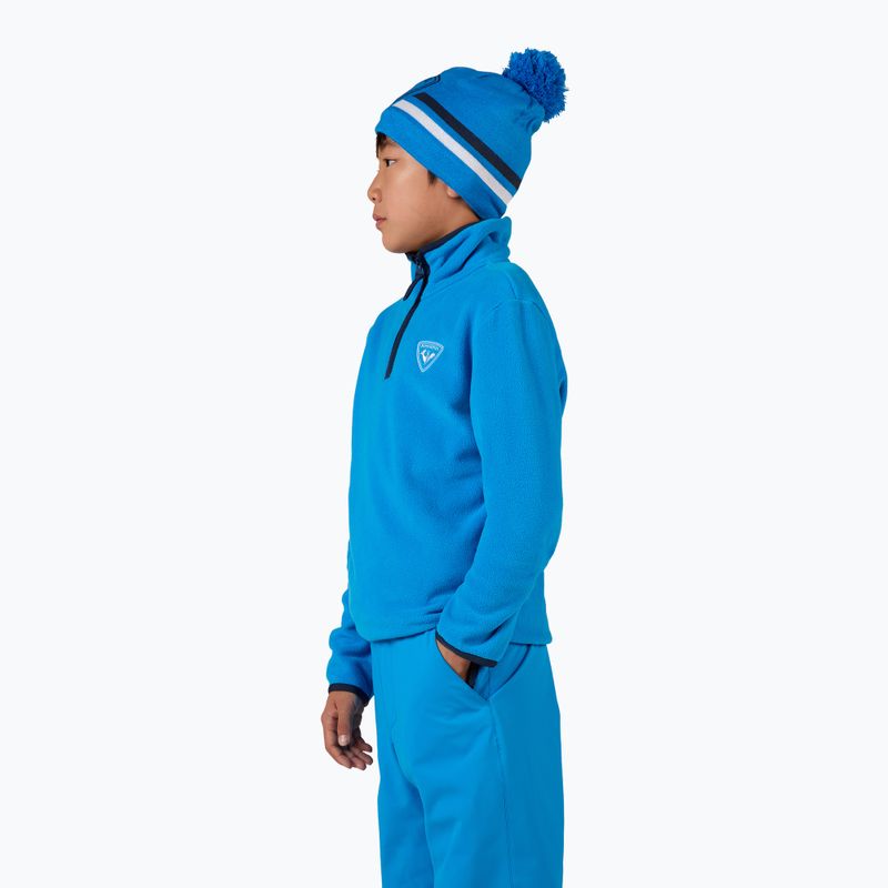 Bluza polarowa dziecięca Rossignol Jr Strawpile Fleece Fz blazing blue 5