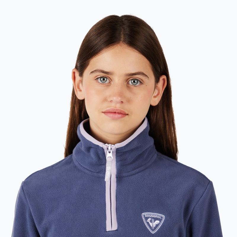 Bluza polarowa dziecięca Rossignol Jr Strawpile Fleece Fz true night blue 6