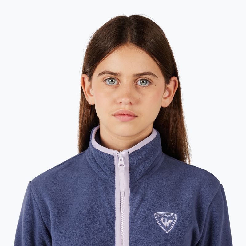Bluza polarowa dziecięca Rossignol Jr Strawpile Fleece Fz RLNYL03_A02 true night blue 6
