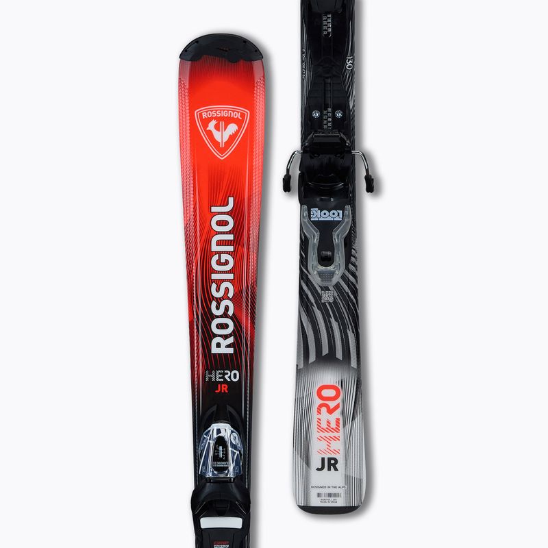 Narty zjazdowe dziecięce Rossignol Hero Jr 130-150 + wiązania Xpress 7 GW 4