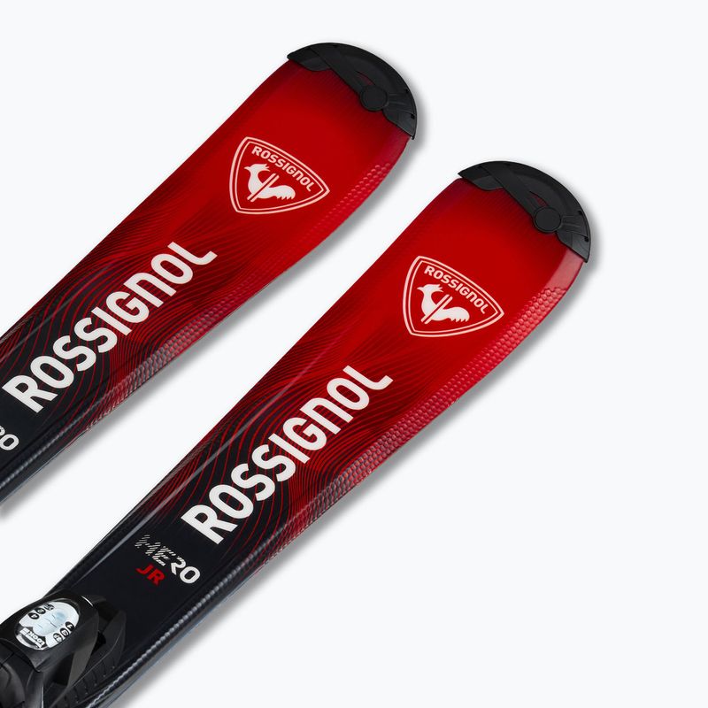 Narty zjazdowe dziecięce Rossignol Hero Jr 100-140 + wiązania Kid 4 GW 5