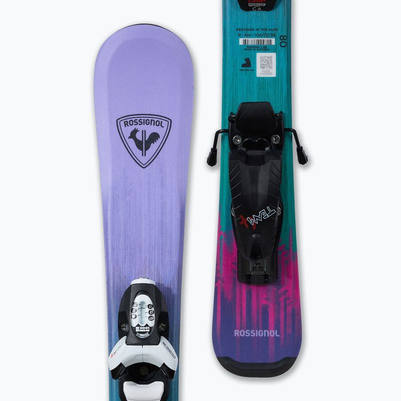 Narty zjazdowe dziecięce Rossignol Soul Kid Pre-Drilled + wiązania Team 4 GW 5