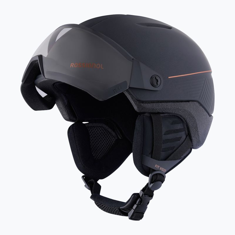 Kask narciarski Rossignol Fit Visor Impacts Photo black 3