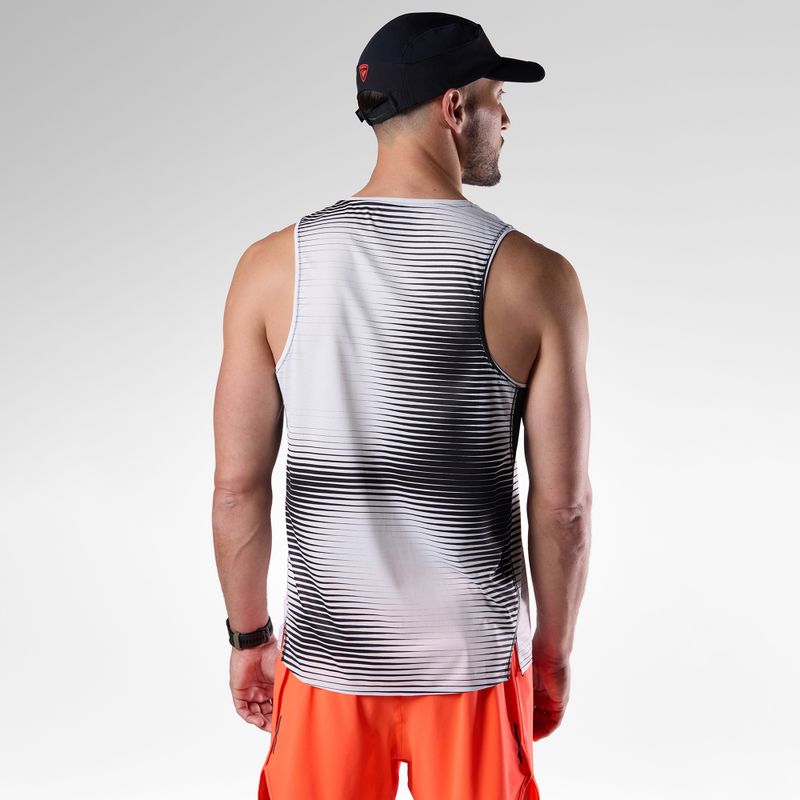 Koszulka do biegania męska Rossignol Sapa Ultra Tank black line fogg 4