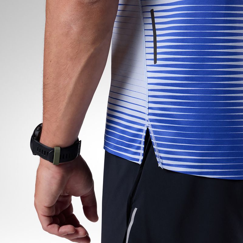 Koszulka do biegania męska Rossignol Sapa Ultra Tee dazzle blue line fogg 7