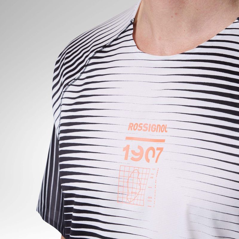 Koszulka do biegania męska Rossignol Sapa Ultra Tee black line fogg 5