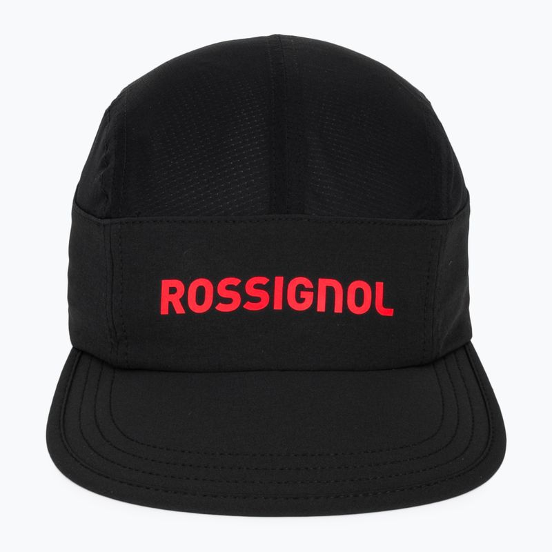 Czapka z daszkiem Rossignol Active 5 Panel black/red 2