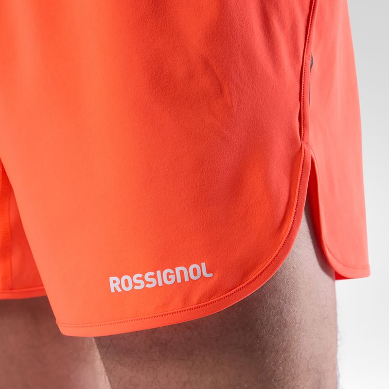 Spodenki do biegania męskie Rossignol Sapa 5" neon red 7