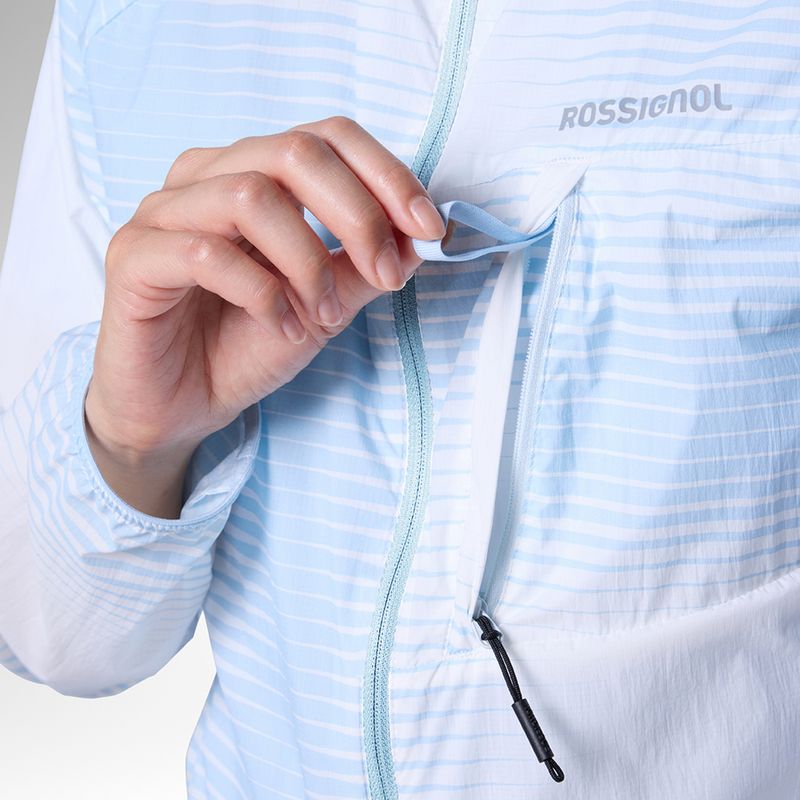 Kurtka do biegania damska Rossignol Sidelhorn PKB aura blue line fogg 9