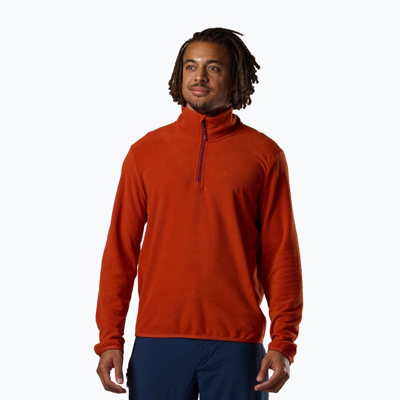 Bluza polarowa męska Rossignol Quarter Zip Fleece rooibos tea